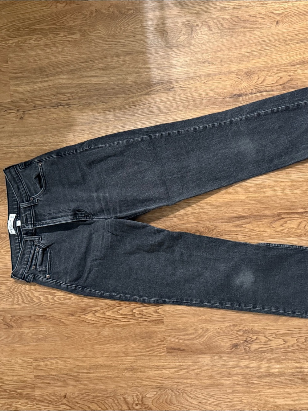 Abercrombie black Straight-Leg Jeans